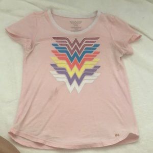 PINK Girls' Wonder Woman T-Shirt